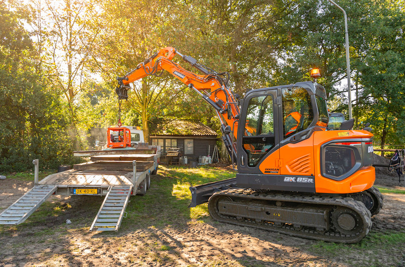 Doosan Launches New DX85R-7 8 tonne Mini-Excavator
